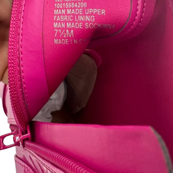 INC International Concepts Women Stretch Booties Fuschia Zip Pointed Size 7.5 M - Picture 8 of 10